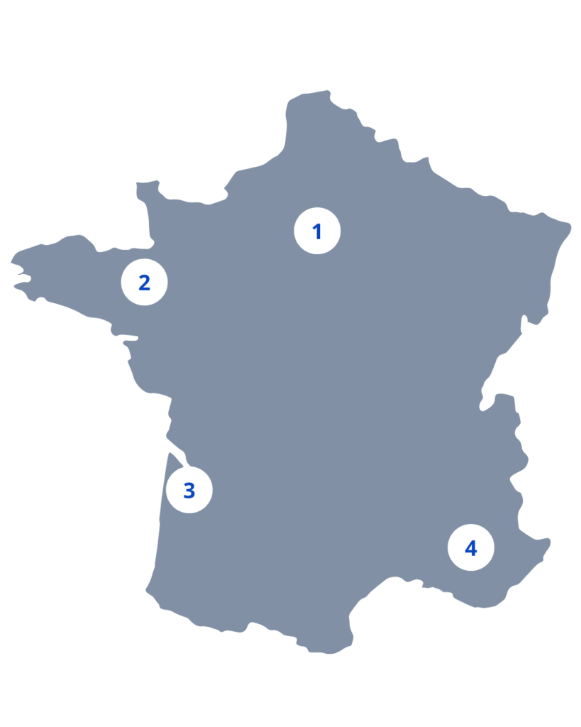 carte france bureaux volta